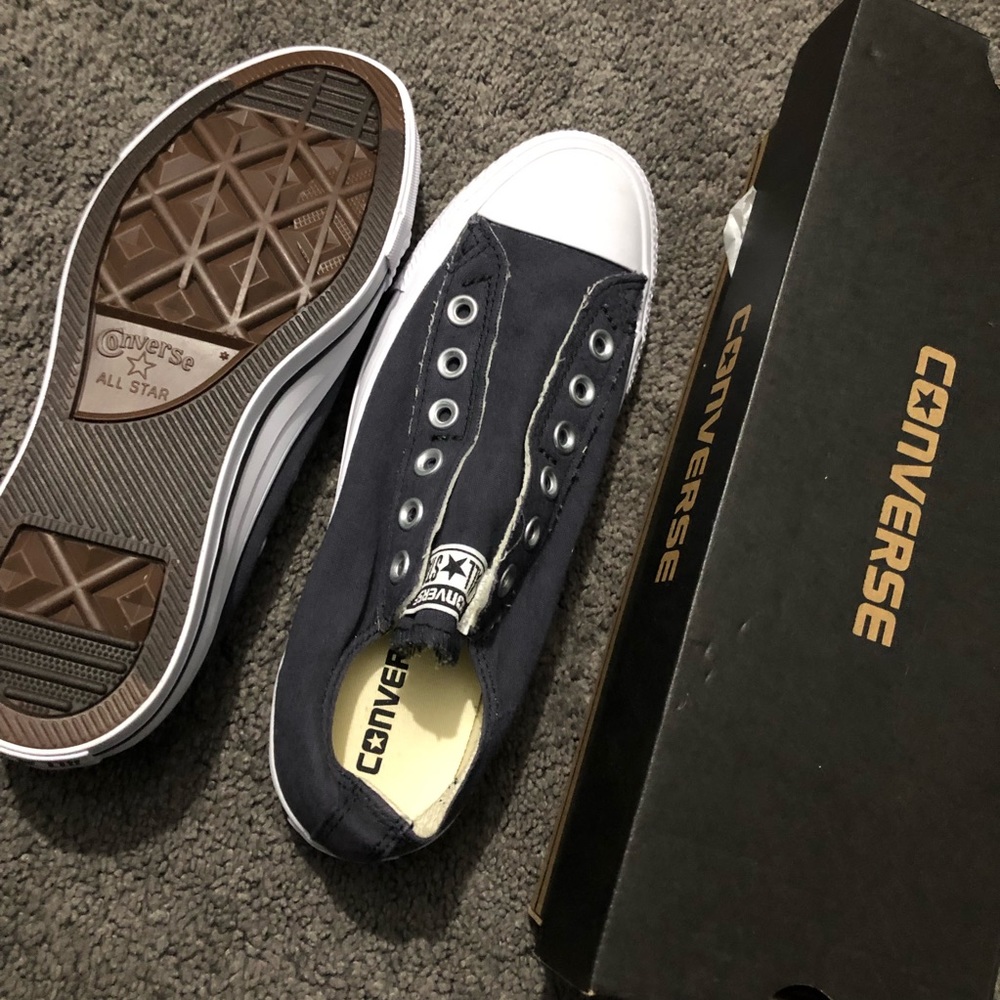 Converse Slip On Navy Blue Unisex - New